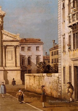 ジョバンニ・アントニオ・S・フランチェスコ・デッラ・ヴィーニャ運河教会とカンポ・トーマス・ゲインズボロ Oil Paintings